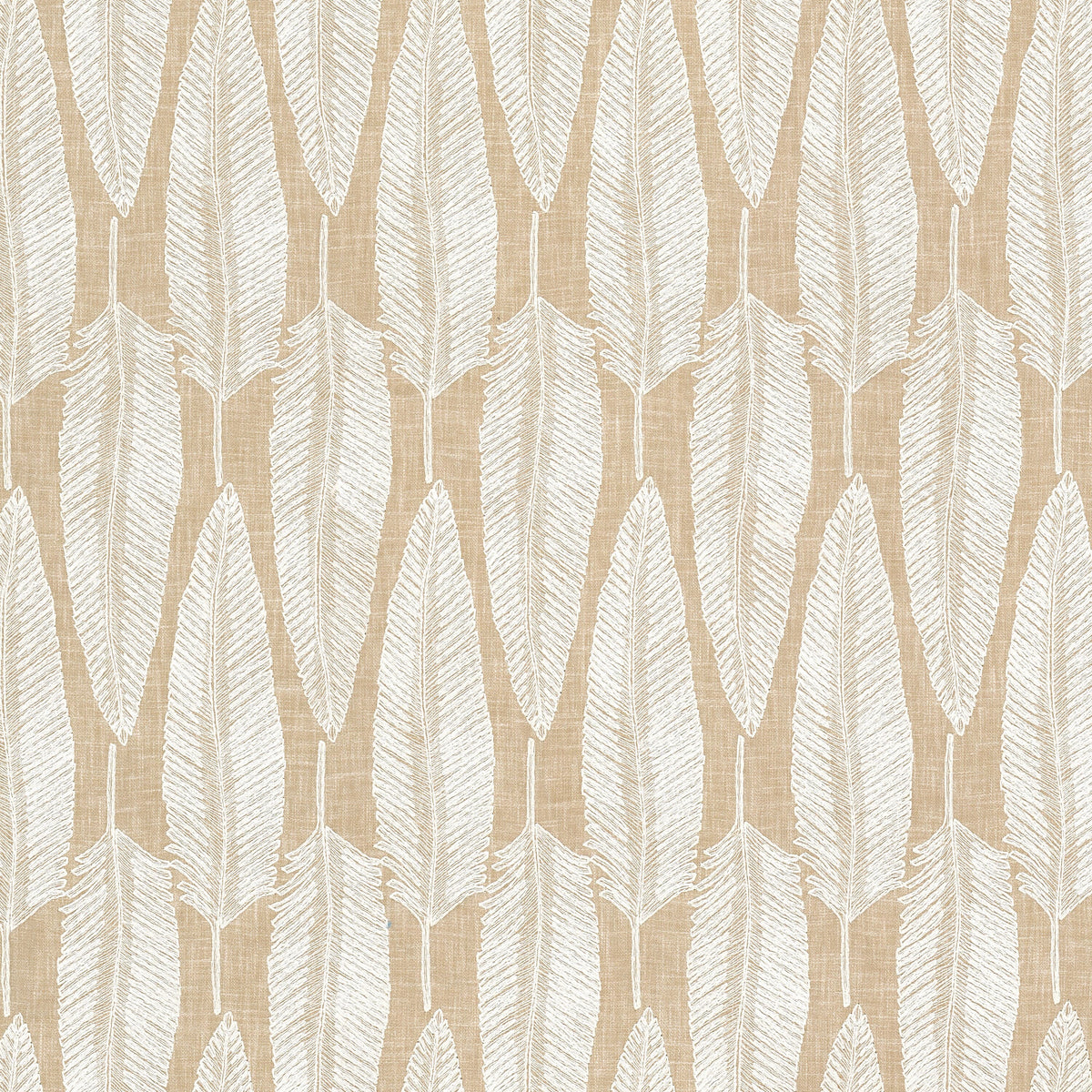 STOUT TEXTILES  MULTIPURPOSE,EMBROIDERIES TRADITIONAL, ANIMAL MOTIF BEIGE   - BEWI-1
