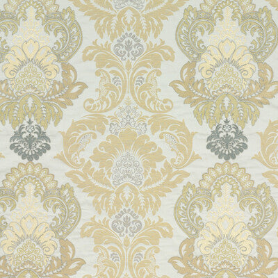 G P & J BAKER EMBROIDERY  BEIGE,GOLD,GREY   - BF10509.3.0