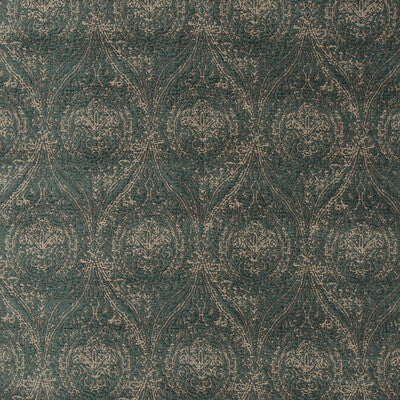 G P & J BAKER CHENILLE  TEAL,BEIGE,   - BF10654.1.0