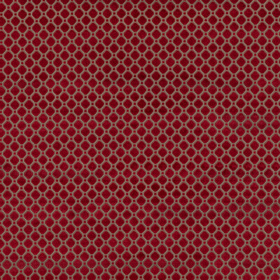 G P & J BAKER VELVET SMALL SCALE RED,BURGUNDY/RED,   - BF10826.450.0