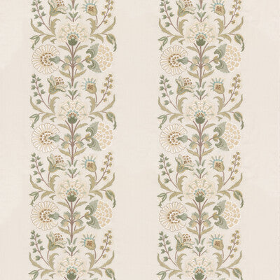 G P & J BAKER EMBROIDERY  GREEN,MULTI,WHITE   - BF10997.2.0