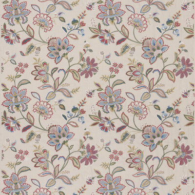 G P & J BAKER EMBROIDERY  RED,BLUE,BEIGE   - BF11028.1.0