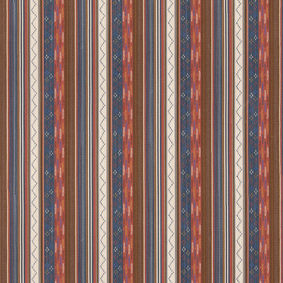 G P & J BAKER WEAVE  ORANGE,BLUE,WHITE   - BF11060.1.0