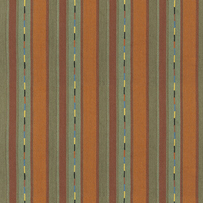 G P & J BAKER WEAVE  GREEN,ORANGE,GREEN   - BF11062.3.0