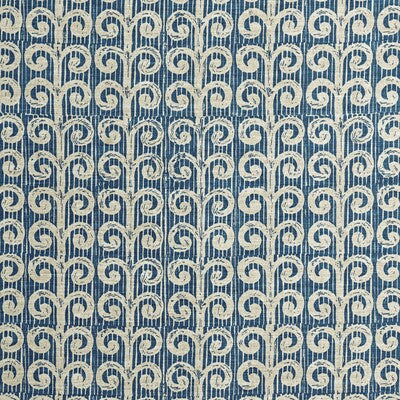 LEE JOFA PRINT LATTICE/SCROLLWORK BLUE,BLUE,   - BFC-3673.5.0