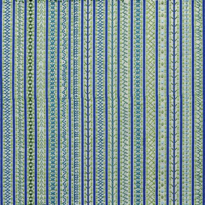 LEE JOFA EMBROIDERY STRIPES MULTI,BLUE,GREEN   - BFC-3680.530.0