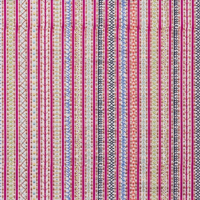 LEE JOFA EMBROIDERY STRIPES MULTI,FUSCHIA,ORANGE   - BFC-3680.7125.0