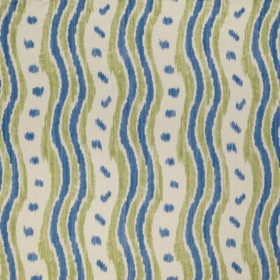 LEE JOFA PRINT STRIPES BLUE,GREEN,BLUE   - BFC-3687.523.0