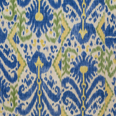 LEE JOFA PRINT IKAT/SOUTHWEST/KILIMS BLUE,YELLOW,   - BFC-3688.514.0