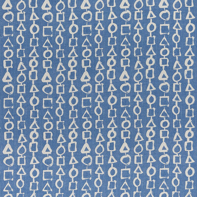 LEE JOFA PRINT GEOMETRIC BLUE,,   - BFC-3695.5.0