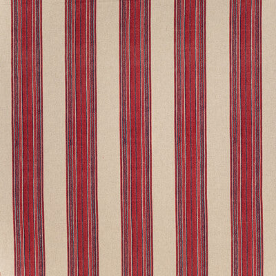 LEE JOFA LINEN STRIPES BEIGE,RED,RED   - BFC-3709.19.0