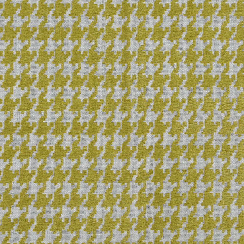 NICHOLASJOHN INC NJ-CAFE Citrine Houndstooth,Geometric   Fabric - NJ25-317