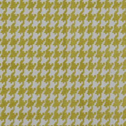 NICHOLASJOHN INC NJ-CAFE Citrine Houndstooth,Geometric   Fabric - NJ25-317