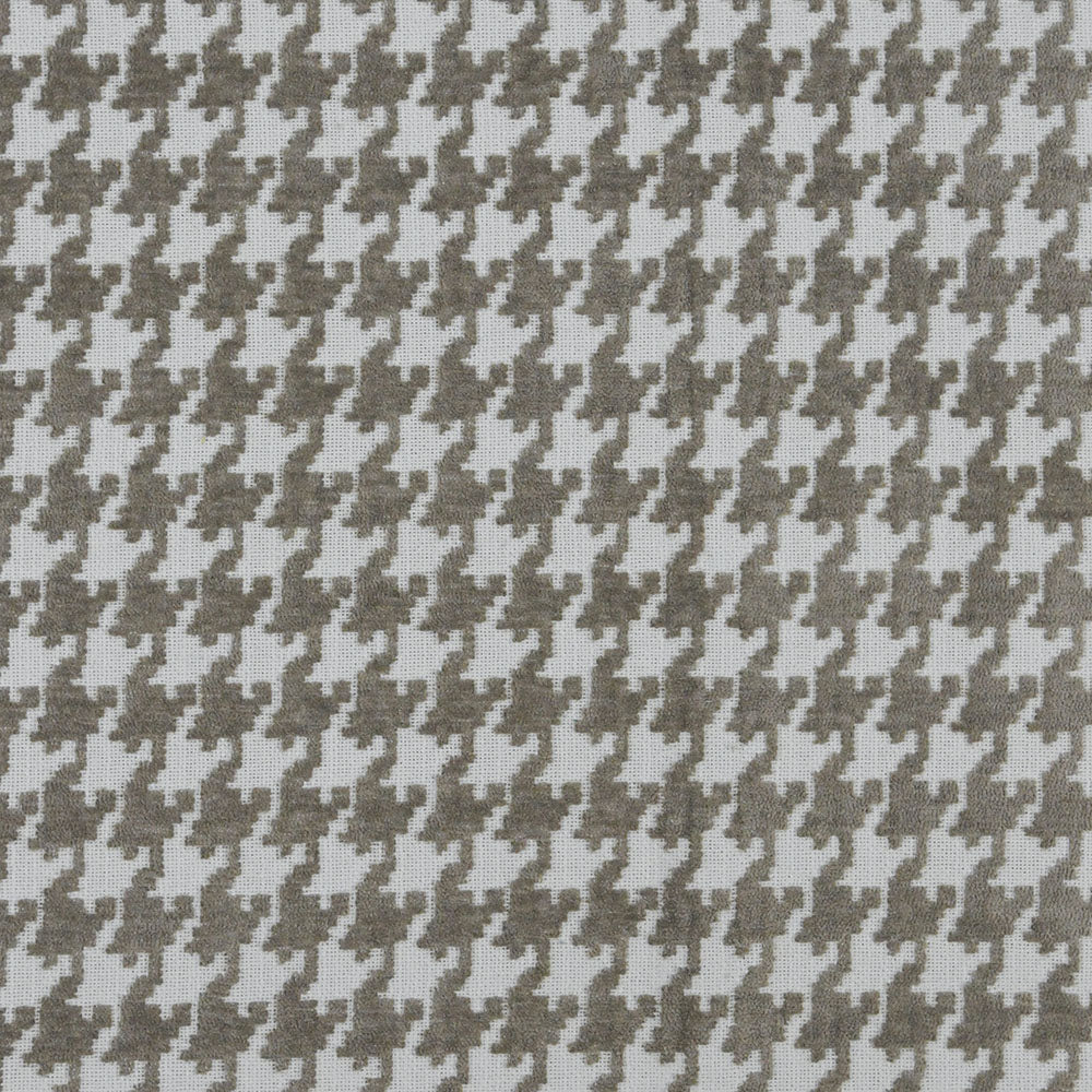 NICHOLASJOHN INC NJ-CAFE Driftwood Houndstooth,Geometric   Fabric - NJ25-319