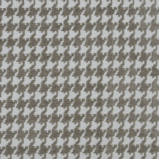 NICHOLASJOHN INC NJ-CAFE Driftwood Houndstooth,Geometric   Fabric - NJ25-319