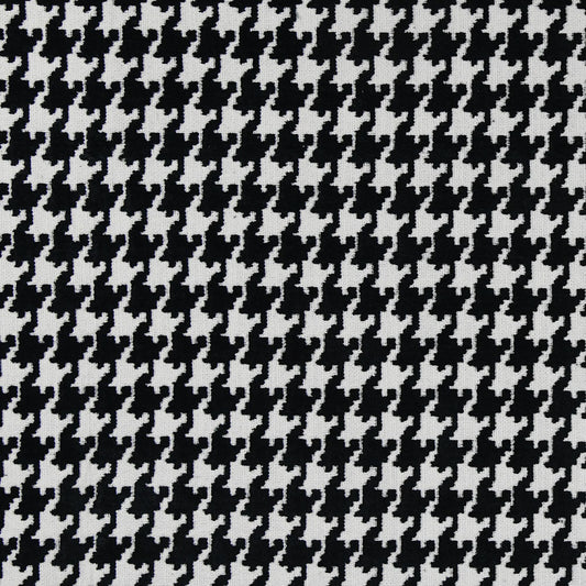 NICHOLASJOHN INC NJ-CAFE Panda Houndstooth,Geometric   Fabric - NJ25-320