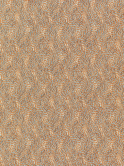 SCALAMANDRE  FLURRY FABRIC FOX   - BI 00051234 NEW SKU # BI12340005