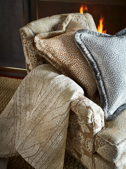 SCALAMANDRE  FLURRY FABRIC FOX   - BI 00051234 NEW SKU # BI12340005