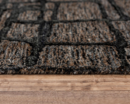 Area rug on floor, 9' x 12'.