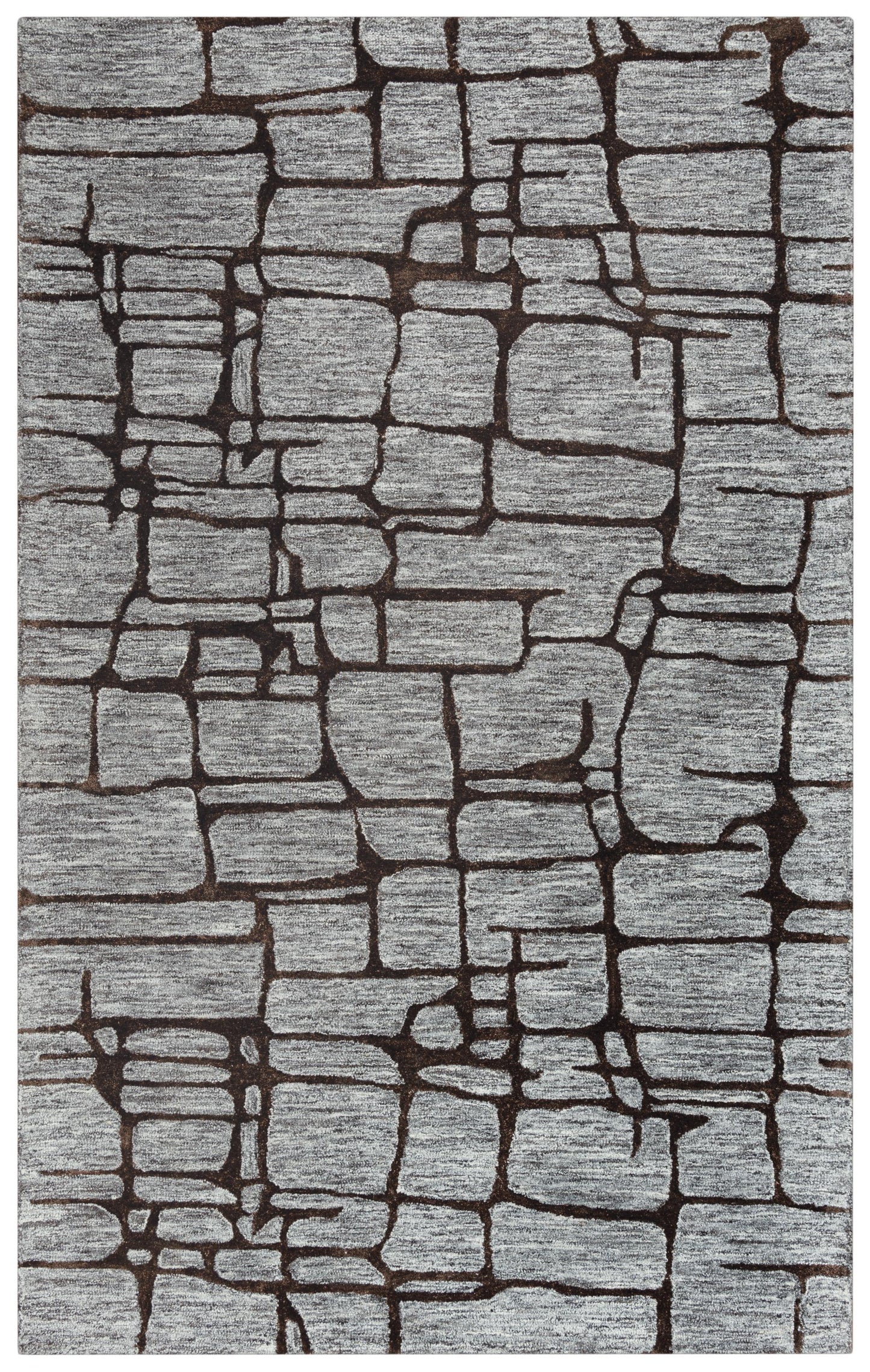 Industrial style rug, 5' x 8'.