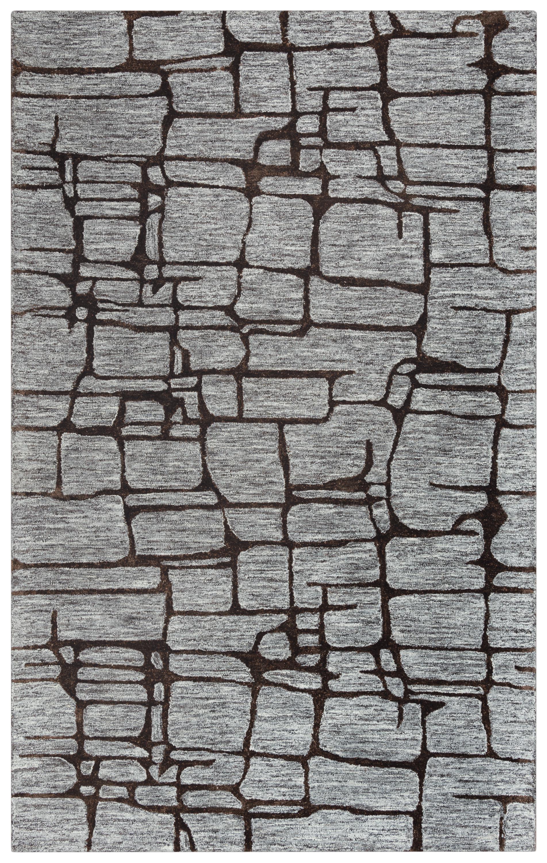 Industrial style rug, 5' x 8'.