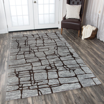 Industrial rug, 9' x 12'.
