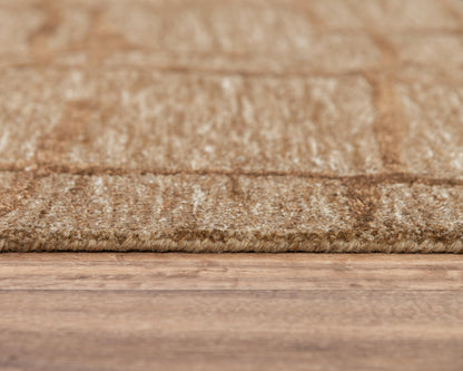 Industrial style rug, 9' x 12'.