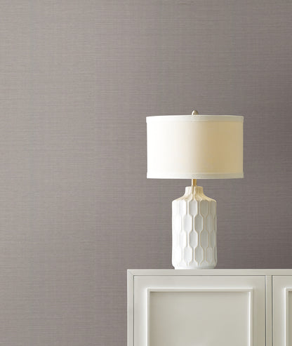 York Wallcoverings Antonina Vella Boho Luxe Maguey Sisal Grey Wallpaper Traditional Grasscloth Greys  Wallpaper - BL1826NWFD