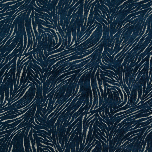 JF Fabrics BLUFF 68 Fabric Traditional,Transitional,Metallic,Novelty Blue  Jacquard,Texture,Velvet - 8090768 J8571