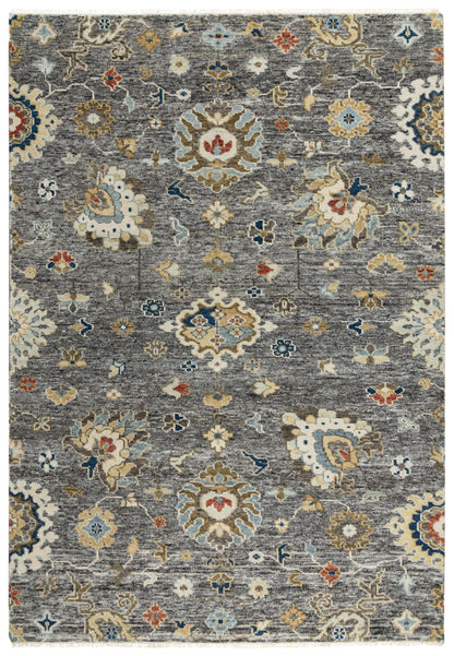 Transitional rug, 6' x 9'.