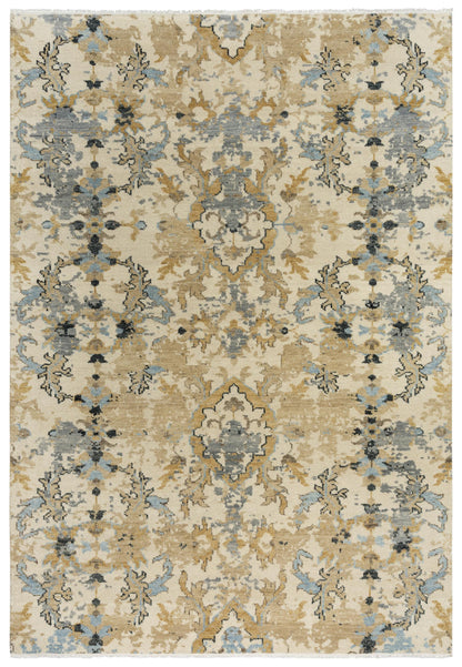 Transitional rug, 2' x 3'.