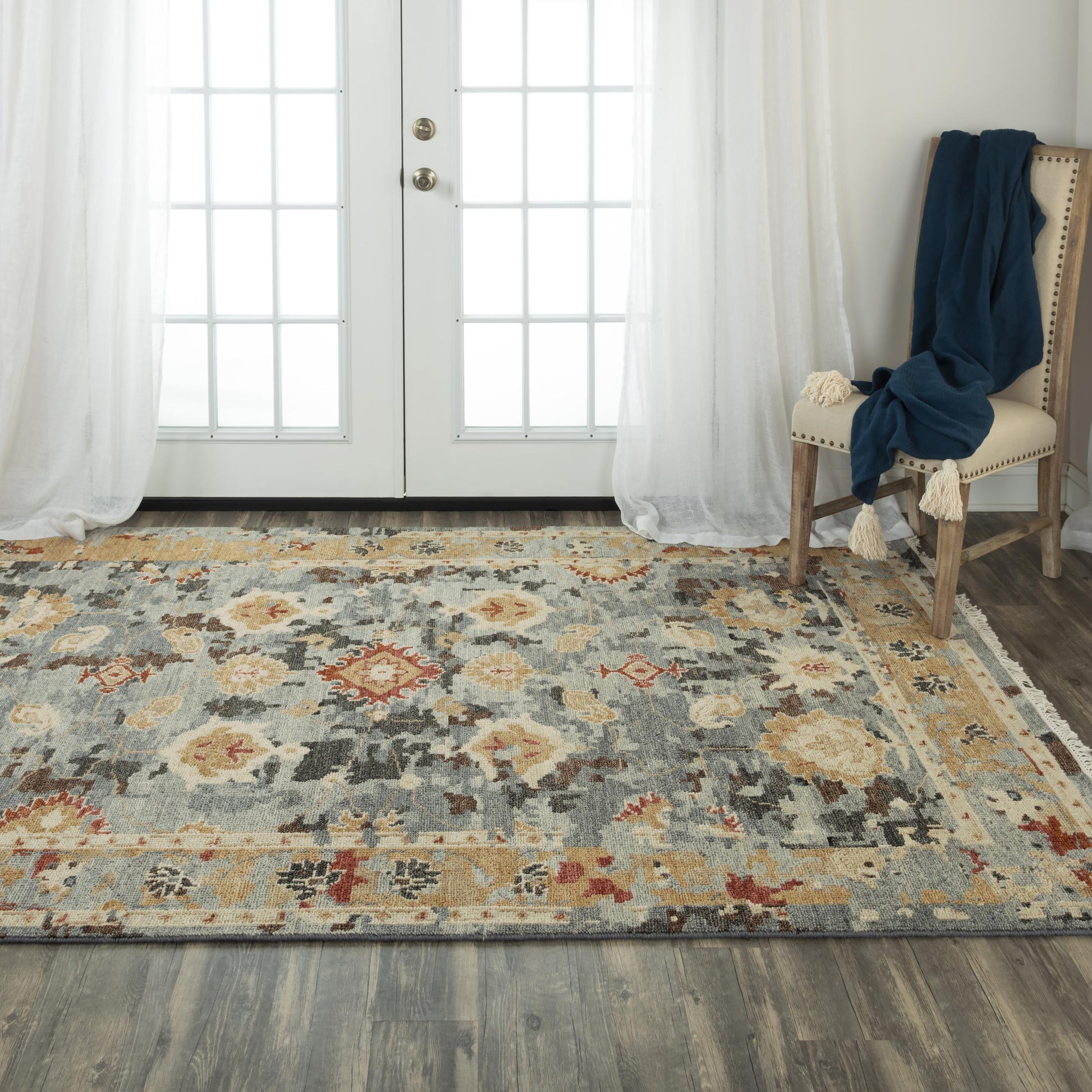 RIZZY HOME RUGS Belmont Traditional 6' x 9' - BMTBMT957DR000609