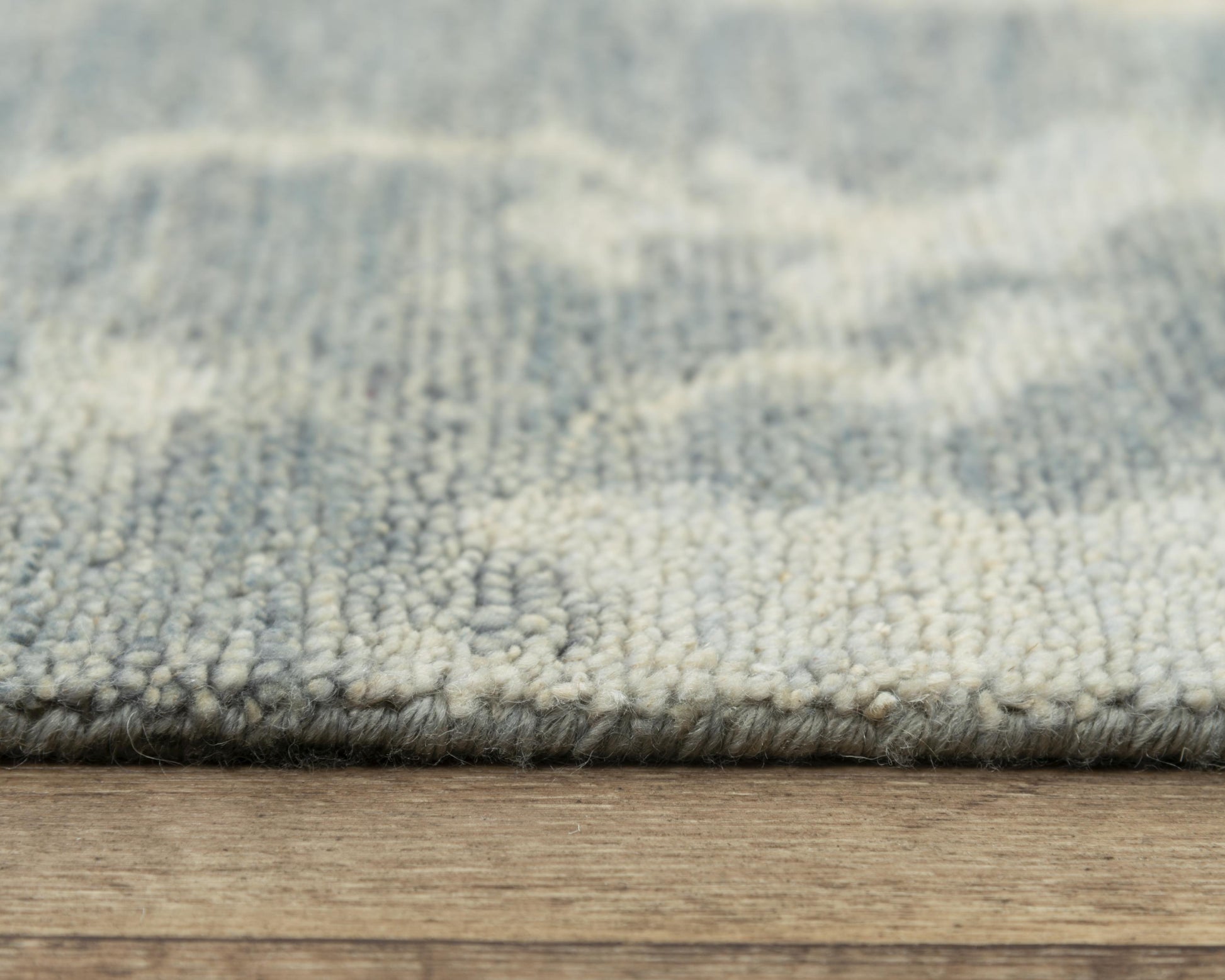 Transitional rug, 10' x 14'.