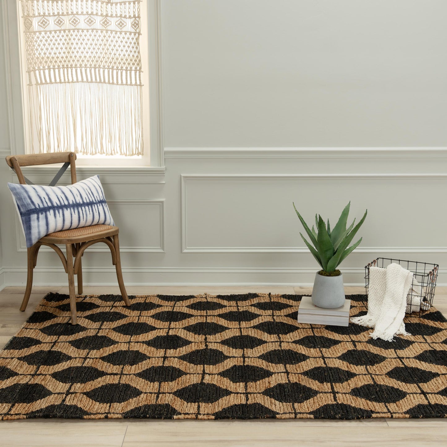 Rug, Bengal Contemporary, 5' x 8'.