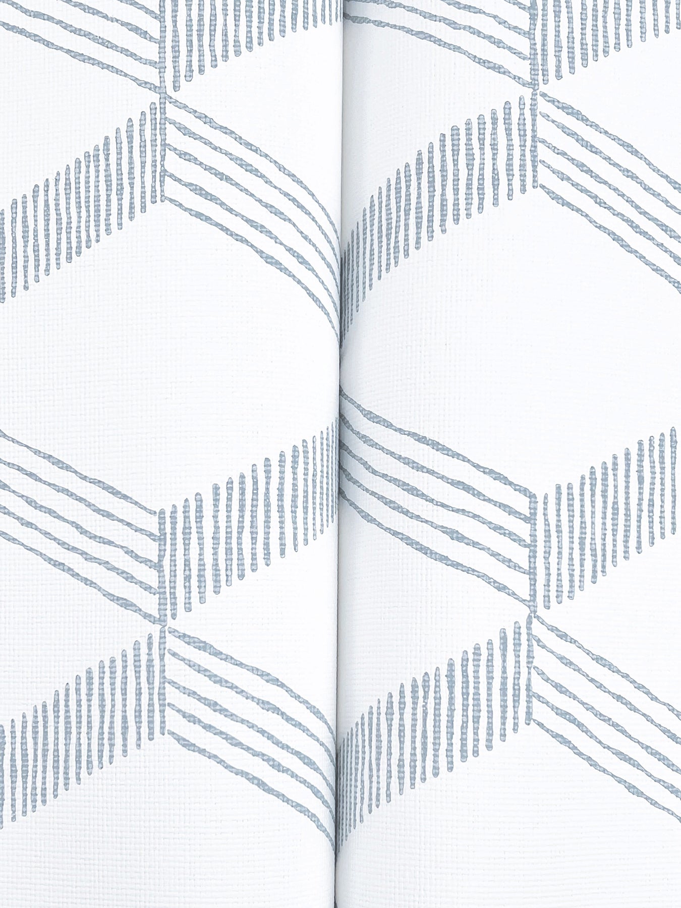 York Wallcoverings Antonina Vella Boho Luxe Palisades Paperweave Smokey Blue Wallpaper Modern Geometrics Whites and Off-Whites  Wallpaper - BO6723