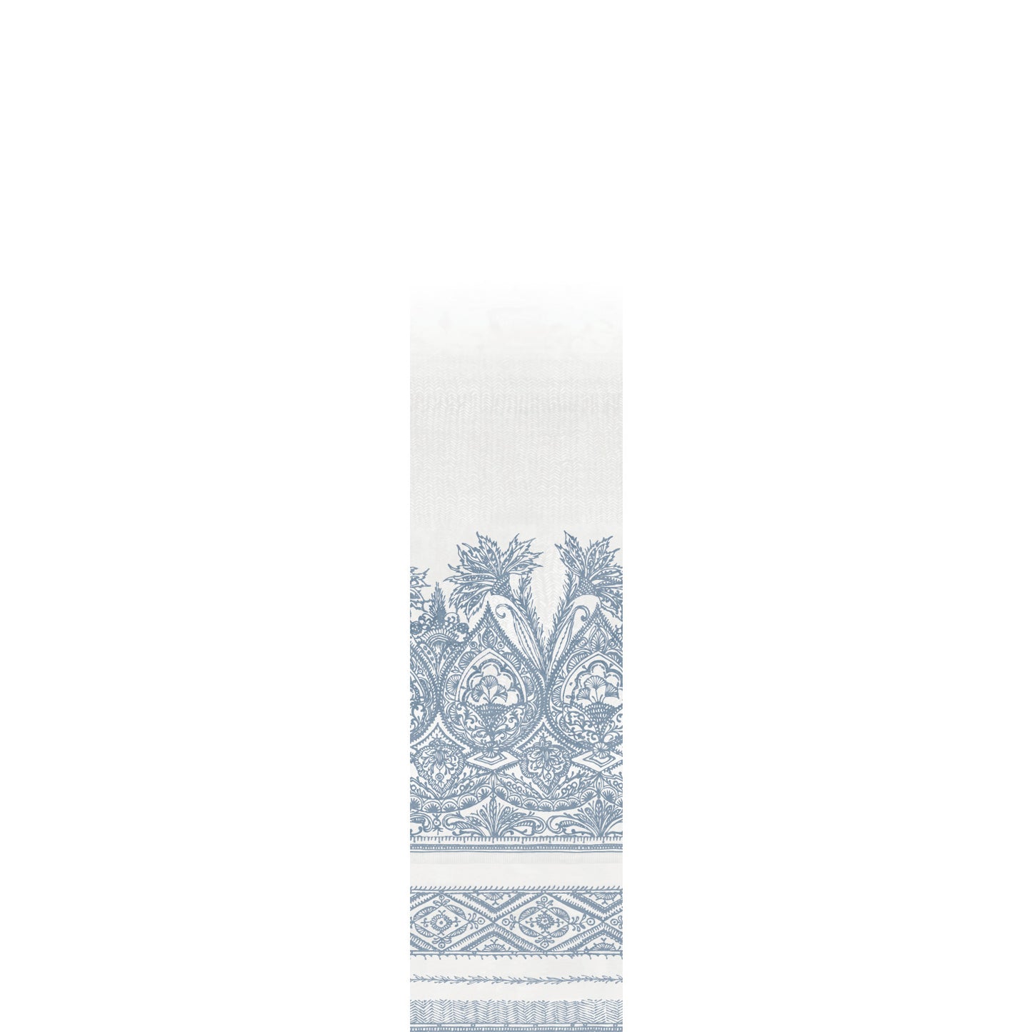 York Wallcoverings Antonina Vella Boho Luxe Henna Blue Wall Mural  Bohemian Multicolor  Wallpaper - BO6741M