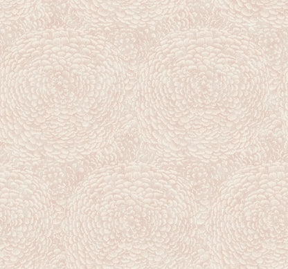 Antonina Vella Boho Luxe Floret Pink Wallpaper BO6751 — soft pink floral designer wallpaper, non‑woven, washable, strippable wallcovering for boho luxe interiors