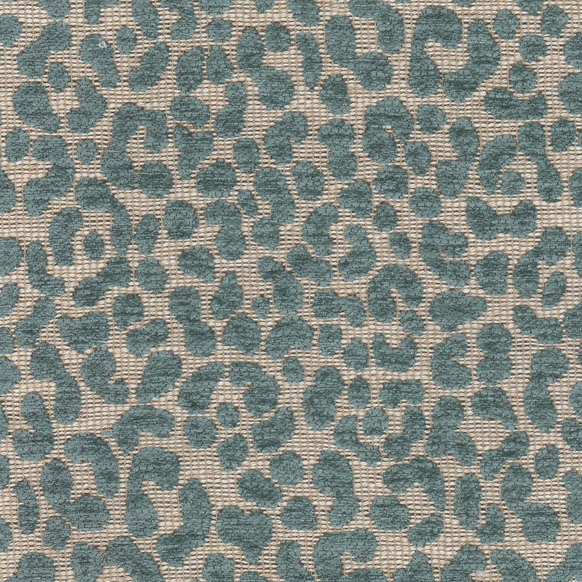 STOUT TEXTILES  UPHOLSTERY,CHENILLE TRADITIONAL, ANIMAL SKIN MARINE   - BOCA-1