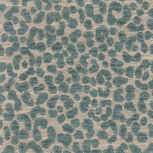 STOUT TEXTILES  UPHOLSTERY,CHENILLE TRADITIONAL, ANIMAL SKIN MARINE   - BOCA-1