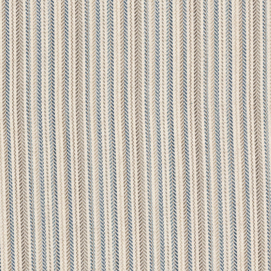 STOUT TEXTILES  UPHOLSTERY,WOVENS TRADITIONAL, STRIPE CADET,FEDERAL   - BOLO-1