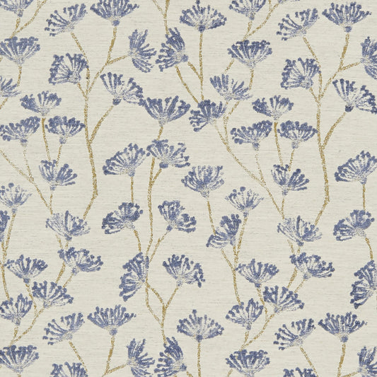 JF Fabrics everyday BONAVISTA 62 Fabric Traditional,Transitional,Contemporary,Floral Blue  Chenille,Texture - 7590362 J7981