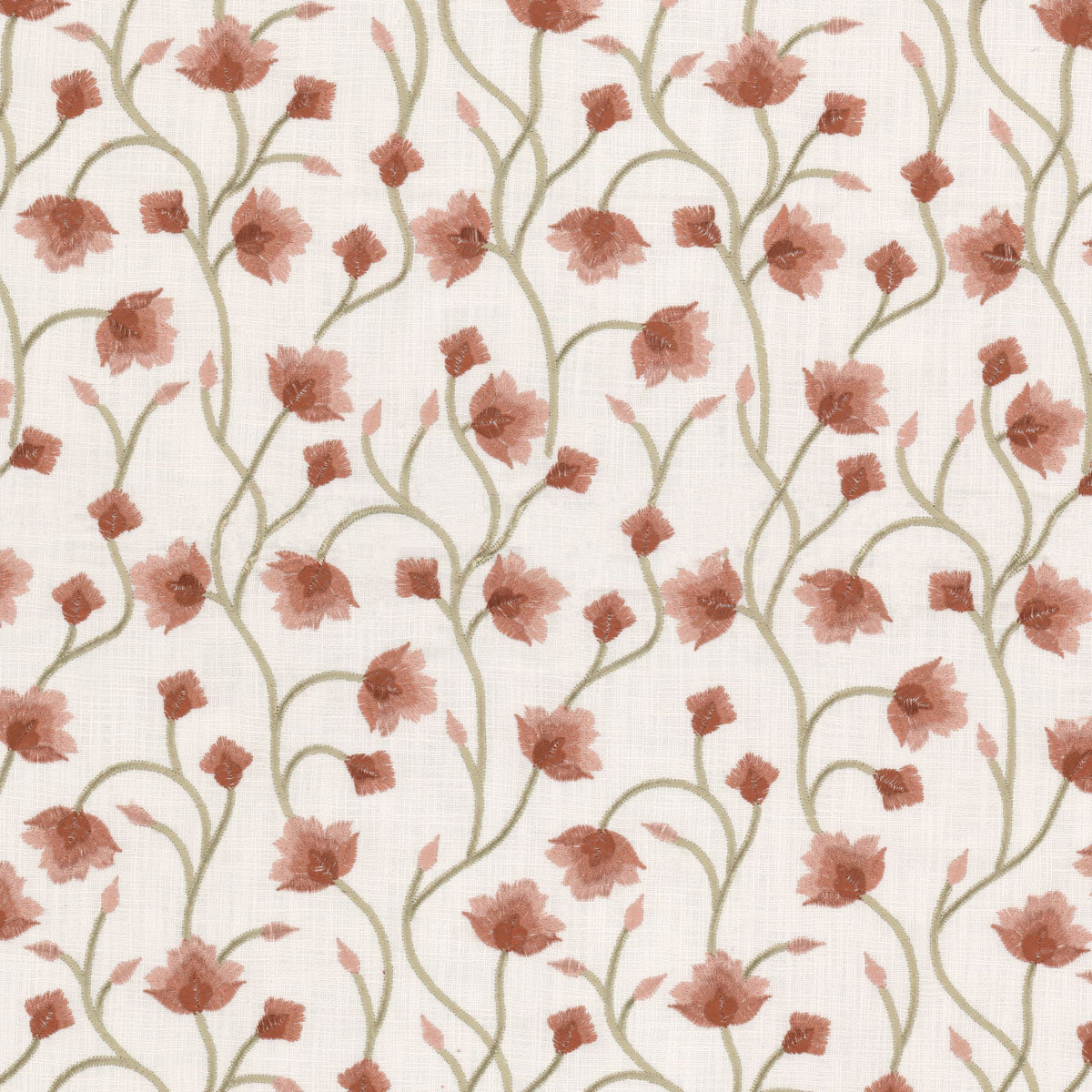 STOUT TEXTILES  MULTIPURPOSE,EMBROIDERIES TRANSITIONAL,, FLORAL SUNSET   - BONJ-2