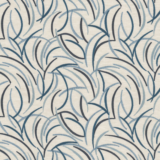 STOUT TEXTILES  MULTIPURPOSE,EMBROIDERIES TRANSITIONAL,, ABSTRACT HARBOR,LAKE   - BONS-2
