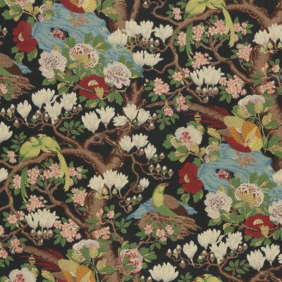 G P & J BAKER PRINT FLORA & FAUNA BLUE,GREEN,ORANGE   - BP10773.2.0