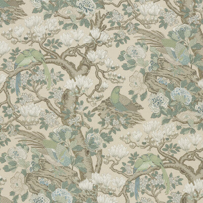 G P & J BAKER PRINT FLORA & FAUNA BEIGE,BLUE,BROWN   - BP10773.3.0