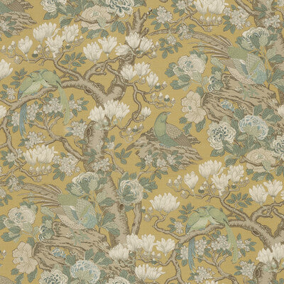 G P & J BAKER PRINT FLORA & FAUNA YELLOW,MULTI,   - BP10773.4.0