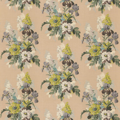 G P & J BAKER PRINT FLORA & FAUNA BEIGE,PINK,GREY   - BP10774.1.0