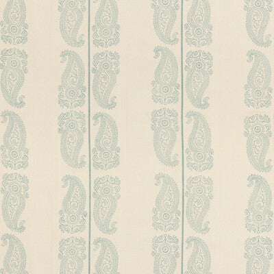 G P & J BAKER PRINT PAISLEY TEAL,IVORY,   - BP10796.1.0