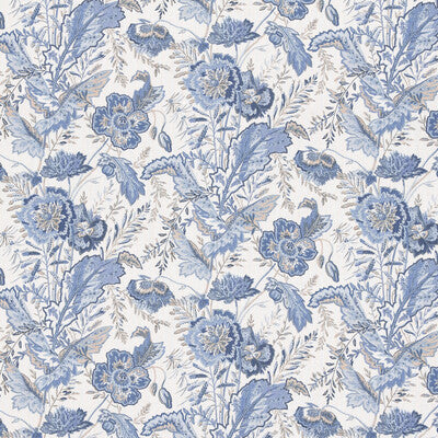 G P & J BAKER PRINT  BLUE,WHITE,BEIGE   - BP10938.1.0