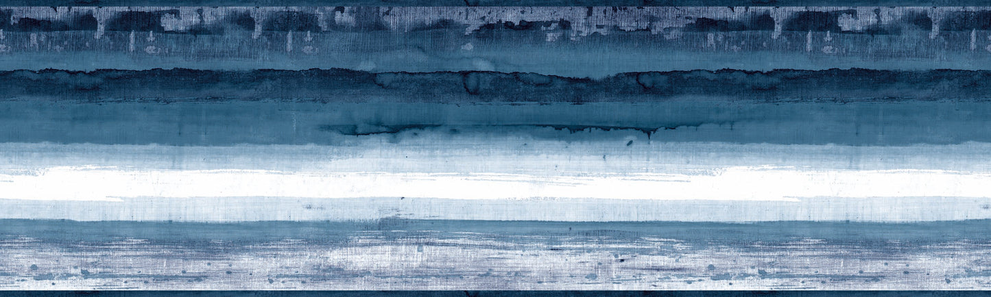 York Wallcoverings Beige and Neutrals Mesa Blue Border   Blues  Wallpaper - BP8267BD